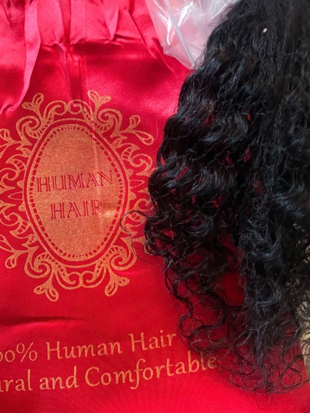 NIB 20" Real Human Hair Wig - Picture 6 of 6